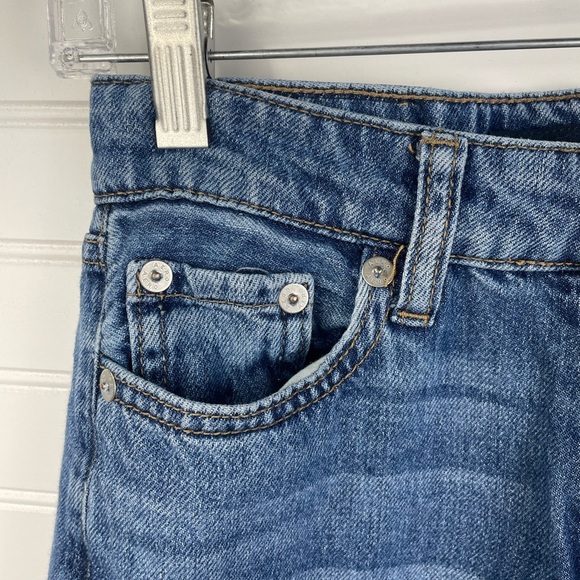 Aeropostale High Rise Wide Leg Blue Denim Jeans 000R Women’s GUC - Picture 9 of 12